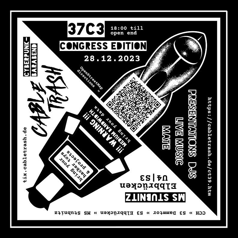 Cable Trash - 37c3 Congress-Edition