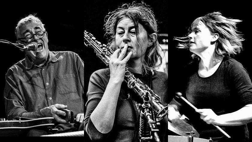 Frelonia: Fred Frith (uk), Lotte Anker (dk), Nuriá Andorrà (es)