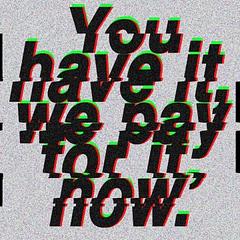 Your Wealth is my Terror