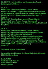Herbstfestchen2 mit Andy Ortmann, Viki Viktoria, Function Level Marker, Löss, DRNTTCKS, Fright Eye..
