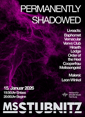 Permanently Shadowed - Baphomet Vernacular, VENVS CLUB, Hiraeth, Lodge, Order of the Heel, Cooperfrau Melissengeist und Leon Winkel