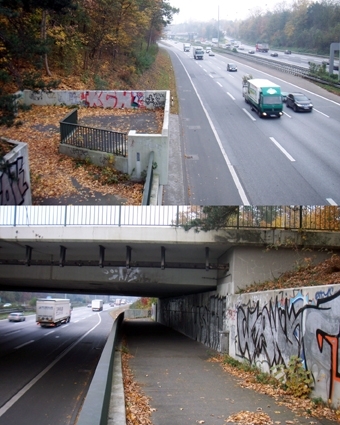 Hörmal: Fußgängerunterführung BAB7/Bahrenfelder Chaussee