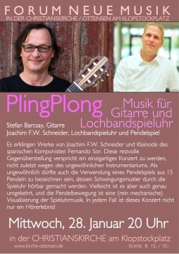 PLING PLONG, Musik für Gitarre und Lochbandspieluhr