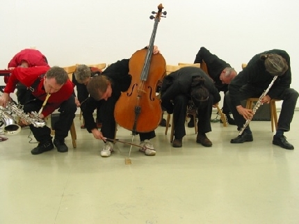 der eingetauchte Raum Konzert-Licht-Performance des TonArt Ensembles