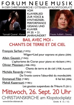 BAIL AVEC MOI–CHANTS DE TERRE ET DE CIEL